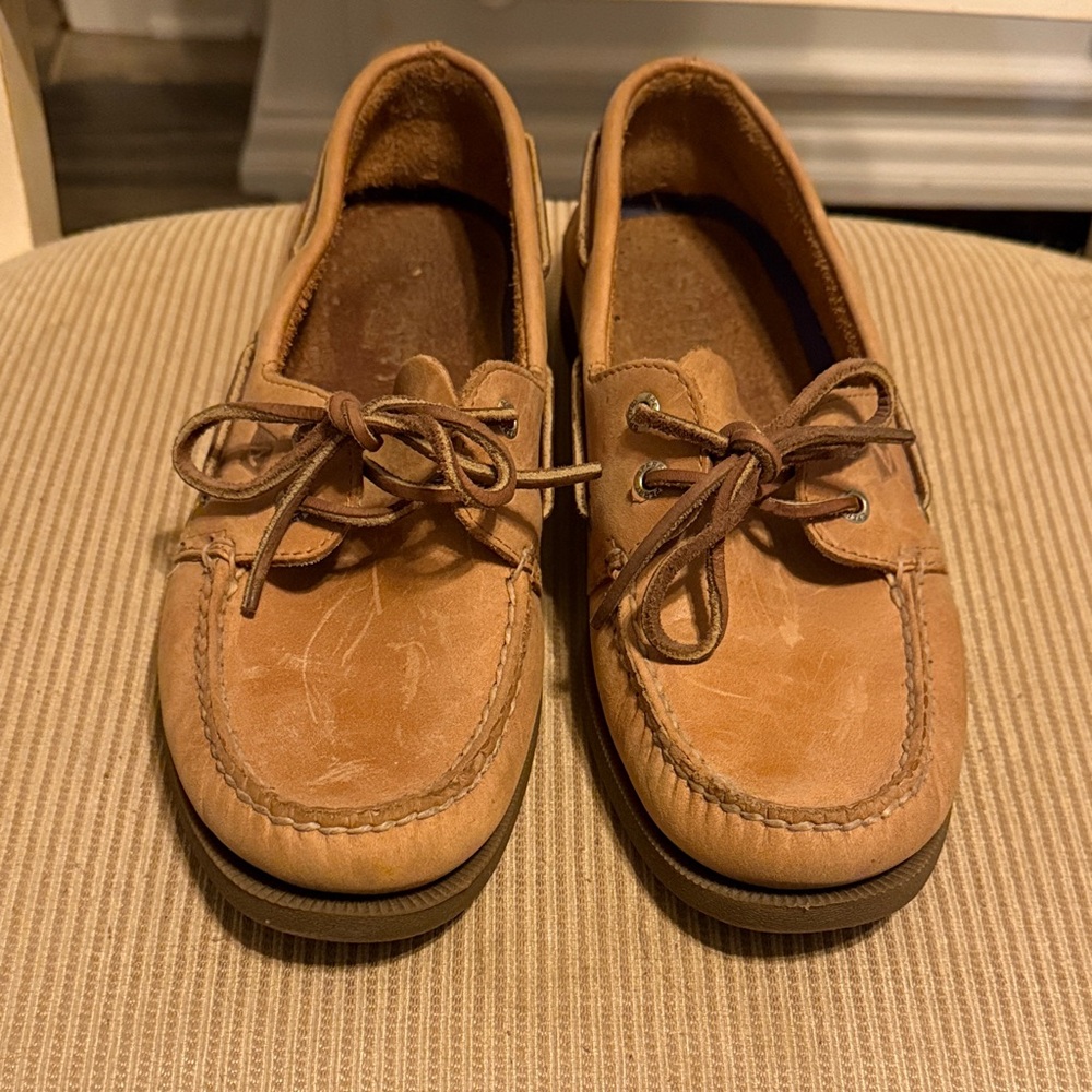 Sperry Men's Brown Leather Boat Shoes